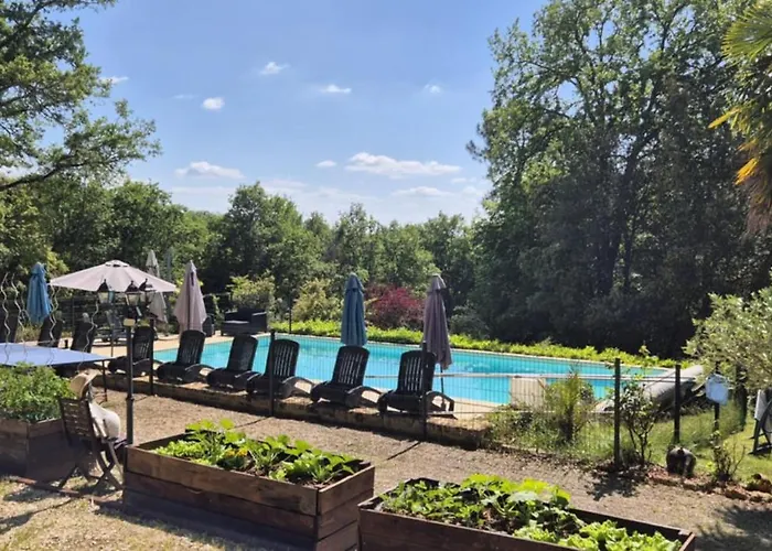 Le Nieudegat Et Table D'hote Piscine Climatisation Proche De Sarlat Au Coeur De La Nature 3* Simeyrols